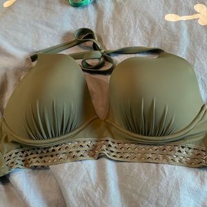 Green Swimsuit Top